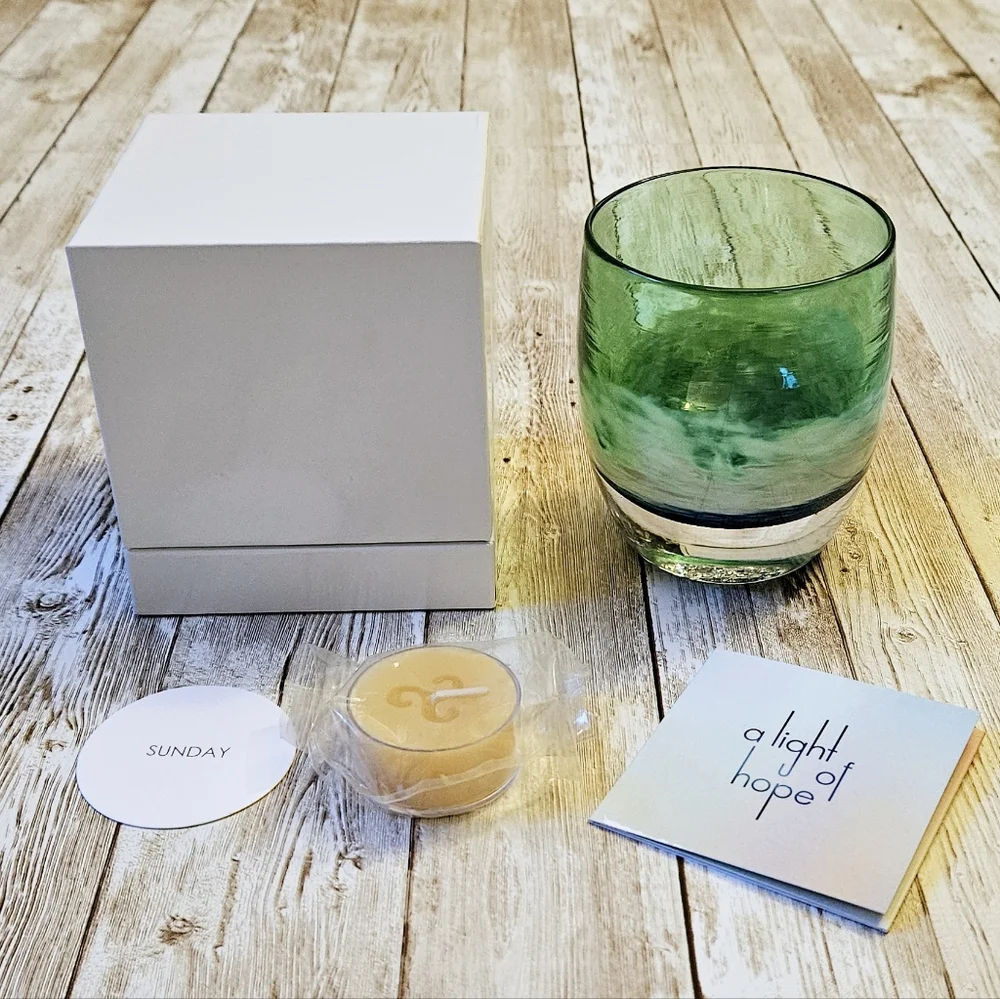NIB Glassybaby SUNDAY Seahawks